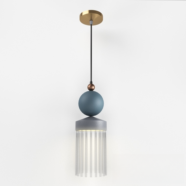 Blue Gray Modern Pendant Light ceilinglamp