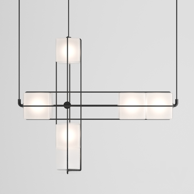 Modern Cross Chandelier ceilinglamp