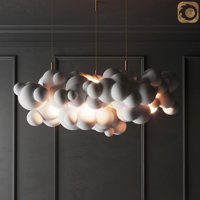 Cloud Shape Modern Chandelier ceilinglamp