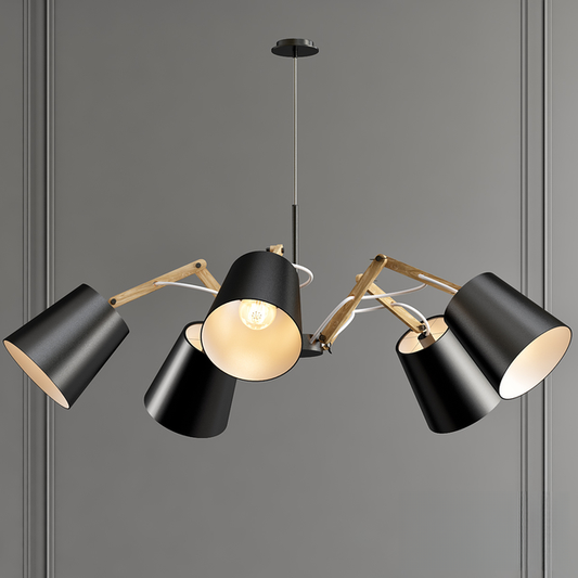 ModernBlackChandelier ceilinglamp