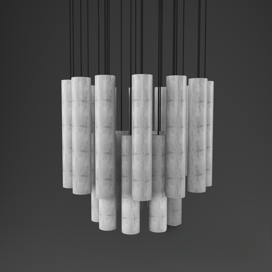 Concrete Cylinder Modern Chandelier ceilinglamp