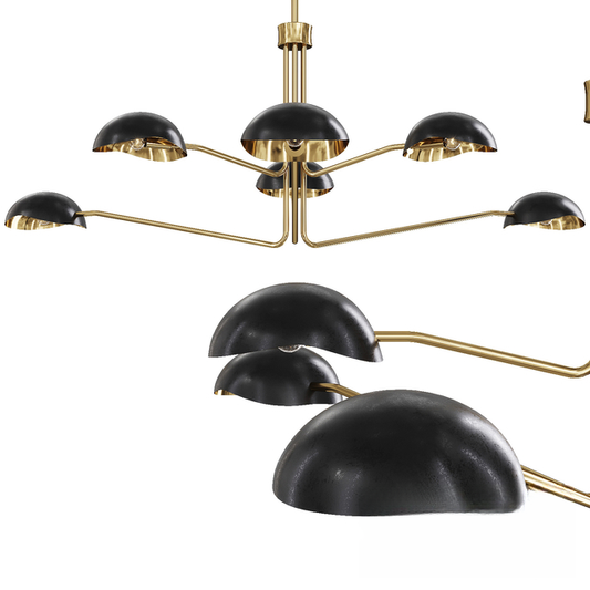 Black Gold Modern Chandelier ceilinglamp