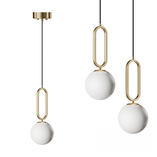 White Spherical Modern ceilinglamp