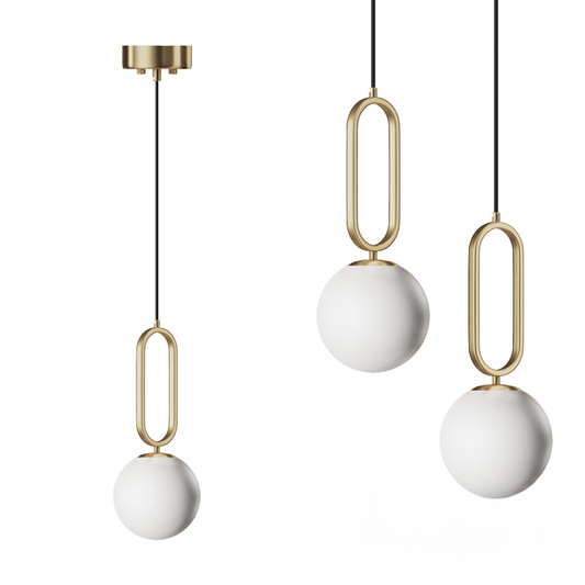 White Spherical Modern ceilinglamp