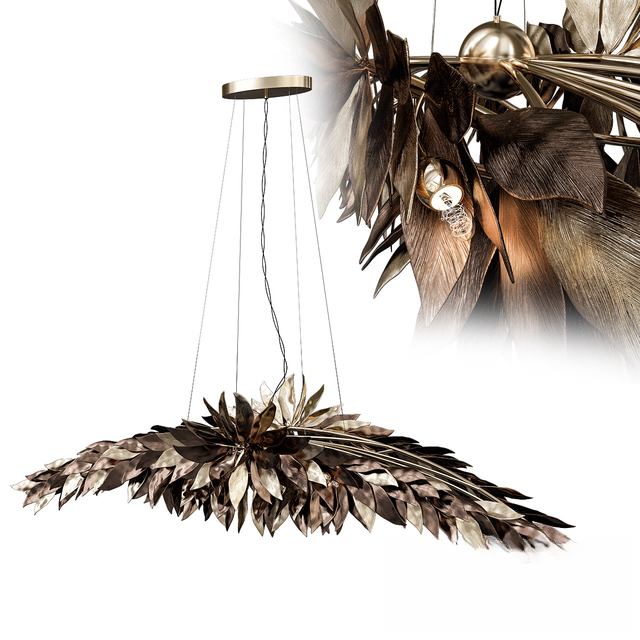 Feather Chandelier Modern ceilinglamp