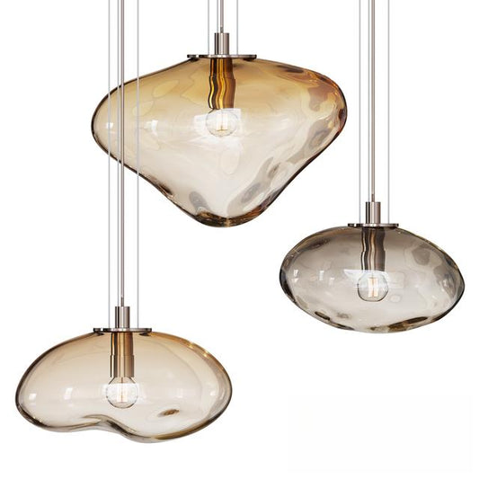 Brown Glass Pendant ceilinglamp