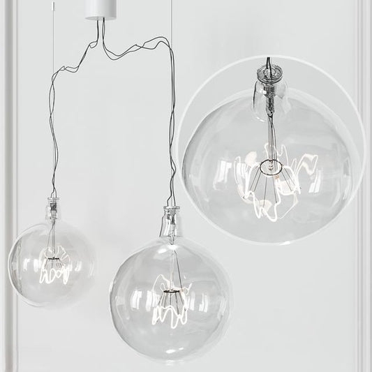 Transparent Glass Pendant ceilinglamp