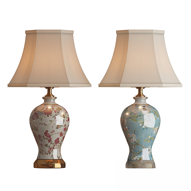 Floral Pattern Ceramic Lamp ceilinglamp