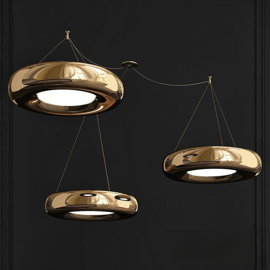 Gold Circular Modern Pendant ceilinglamp