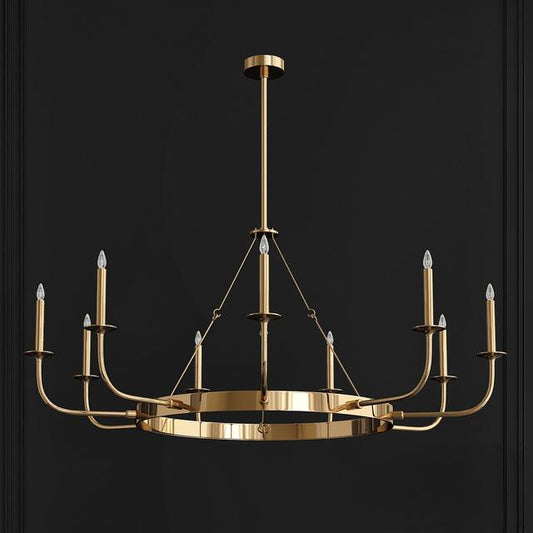 Brass Round Chandelier ceilinglamp