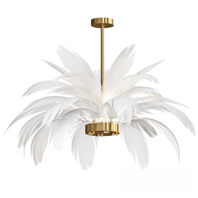 White Feather Modern Chandelier ceilinglamp