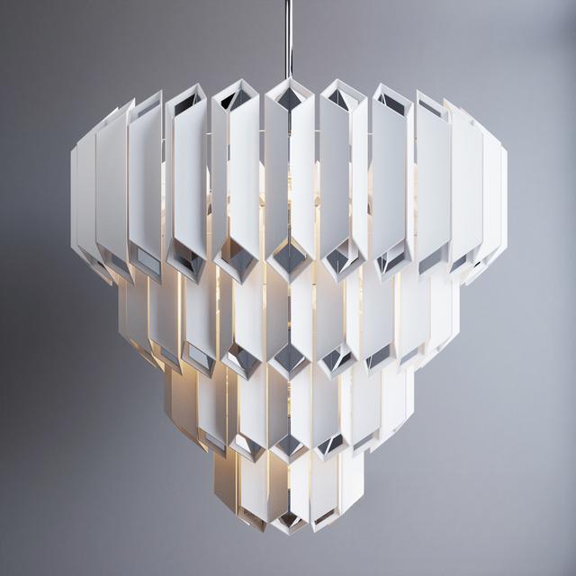 White Geometric Pendant ceilinglamp