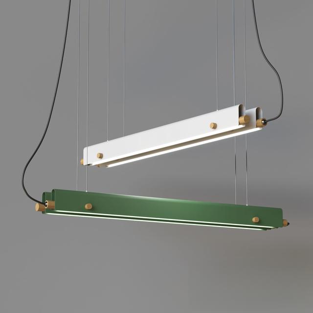GreenWhiteModernLamp ceilinglamp