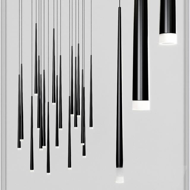 Black White Modern Chandelier ceilinglamp