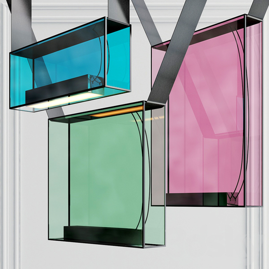 Colorful Transparent Modern ceilinglamp