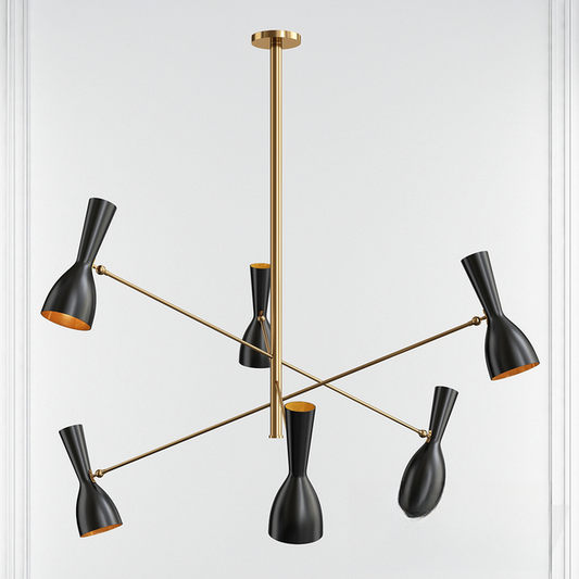 Black Gold Modern Chandelier ceilinglamp