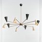 Black Gold Modern Chandelier