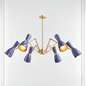 Purple Metal Chandelier