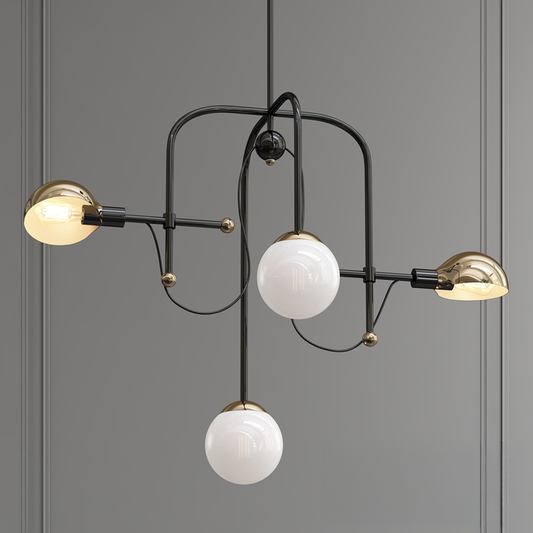 Modern Black Chandelier