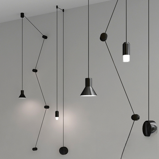 Modern geometric pendant
