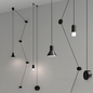 Modern geometric pendant ceilinglamp