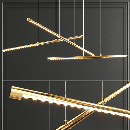 Modern Gold Chandelier