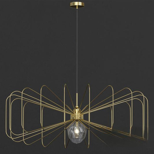 Golden Geometric Modern Chandelier ceilinglamp