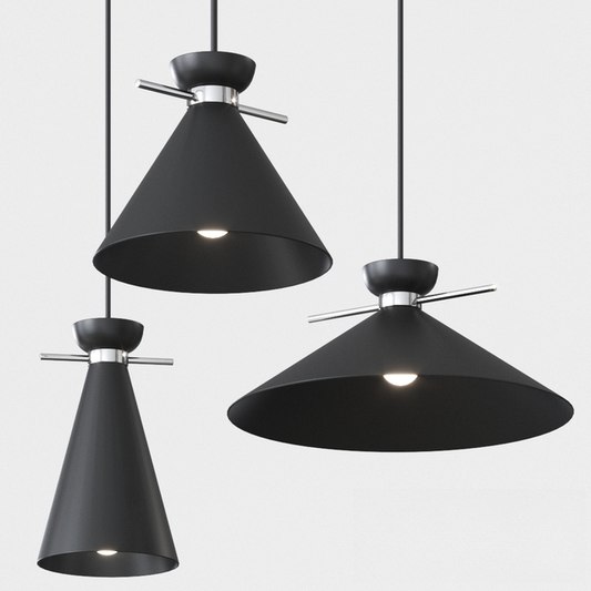 Black Cone Pendant