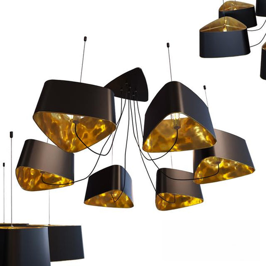 Modern Black Chandelier ceilinglamp