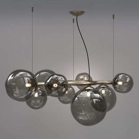 Glass Ball Modern Chandelier