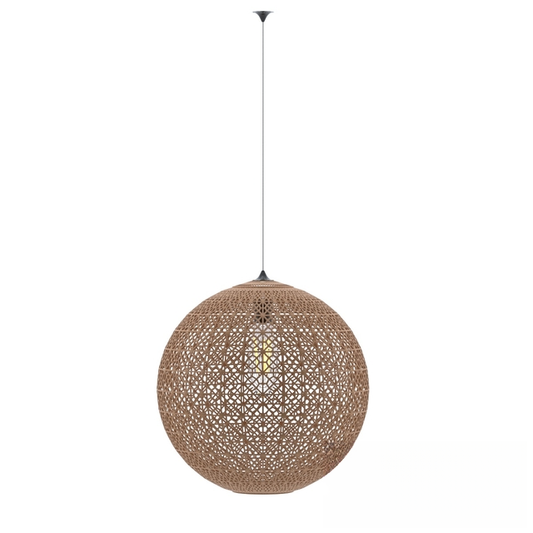 Round Woven Pendant