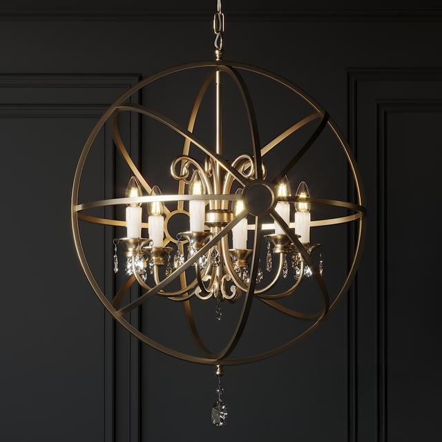 Geometric Metal Chandelier