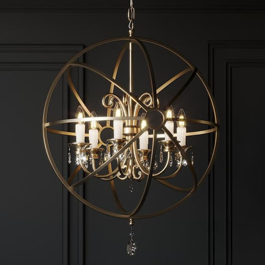 Geometric Metal Chandelier