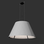 Grey Fabric Pendant ceilinglamp