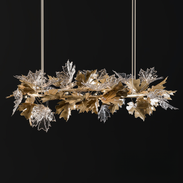 Golden Leaves Chandelier ceilinglamp