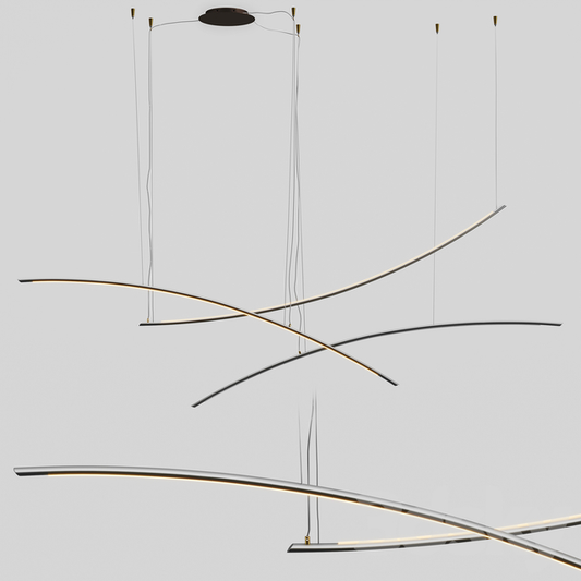Modern Curved Chandelier ceilinglamp