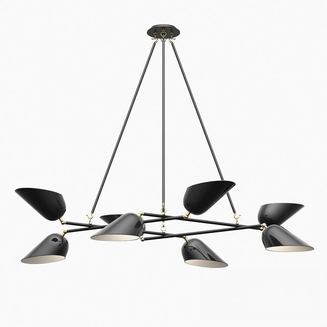 Modern Black Chandelier ceilinglamp