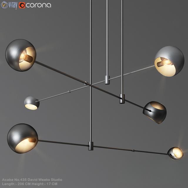 Modern geometric chandelier ceilinglamp