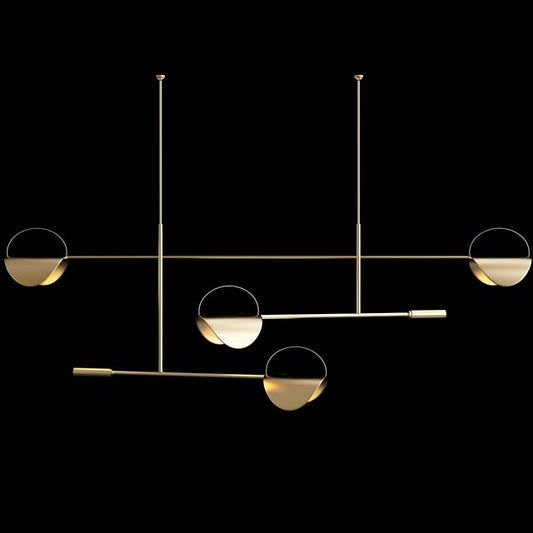 Gold Circular Modern ceilinglamp