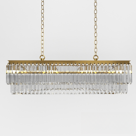 Crystal Rectangular Chandelier ceilinglamp