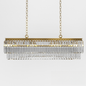 Crystal Rectangular Chandelier ceilinglamp