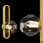 Glass Gold Wall Light