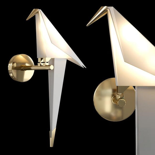 Origami Bird Wall Light