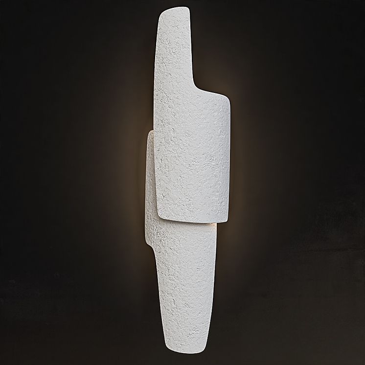 White Modern Sculpture