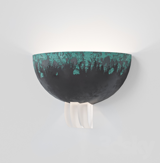 BlackGreenModern walllamp