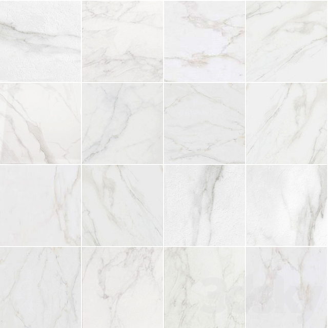 White Marble Tile covering