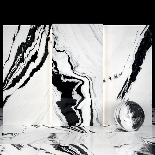 BlackWhite Marble Modern covering