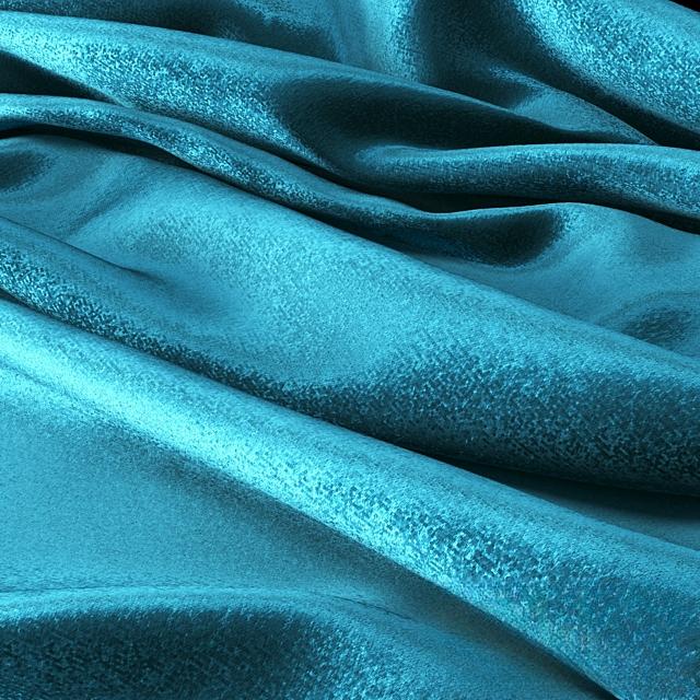 Blue Satin Modern covering