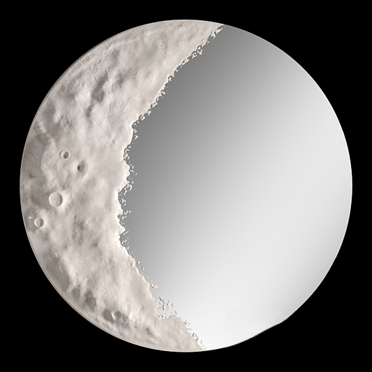 Moon Half Round Mirror covering