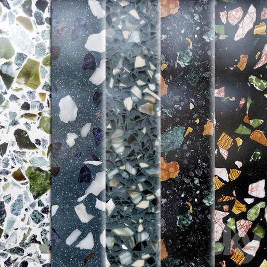 ColorfulMosaicTerrazzo covering